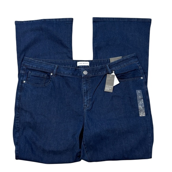 Lane Bryant Denim - Lane‎ Bryan Mid-Rise Essential Denim Jeans - size 24 LONG NWT